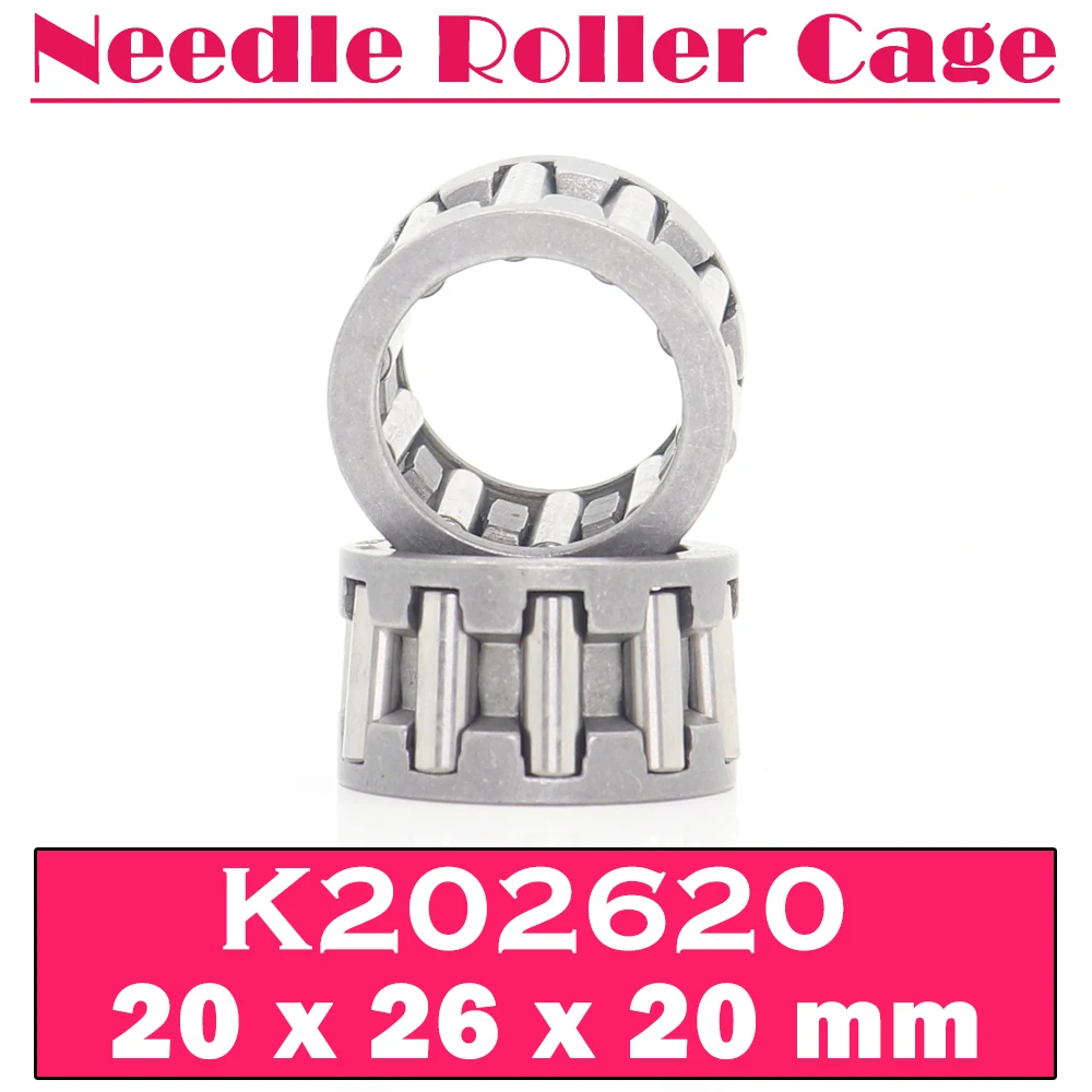 

K202620 Bearing ( 10 PCS ) 20*26*20 mm Radial Needle Roller and Cage Assemblies K202620 49243/20 Bearings K20x26x20