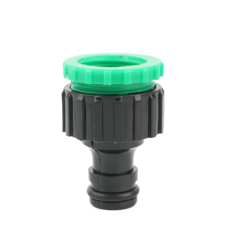 2Pcs Plastic 1/2 3/4 1 Inch Male/Female Thread Garden Irrigation Quick Coupling Faucet Water Tap Connector Adapter