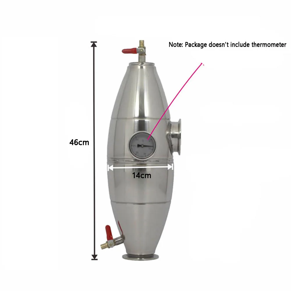 Distillation Column Rectification Column Air Cushion Chamber Whisky Spirit Distiller Improve Liquor Stainless Steel SS304