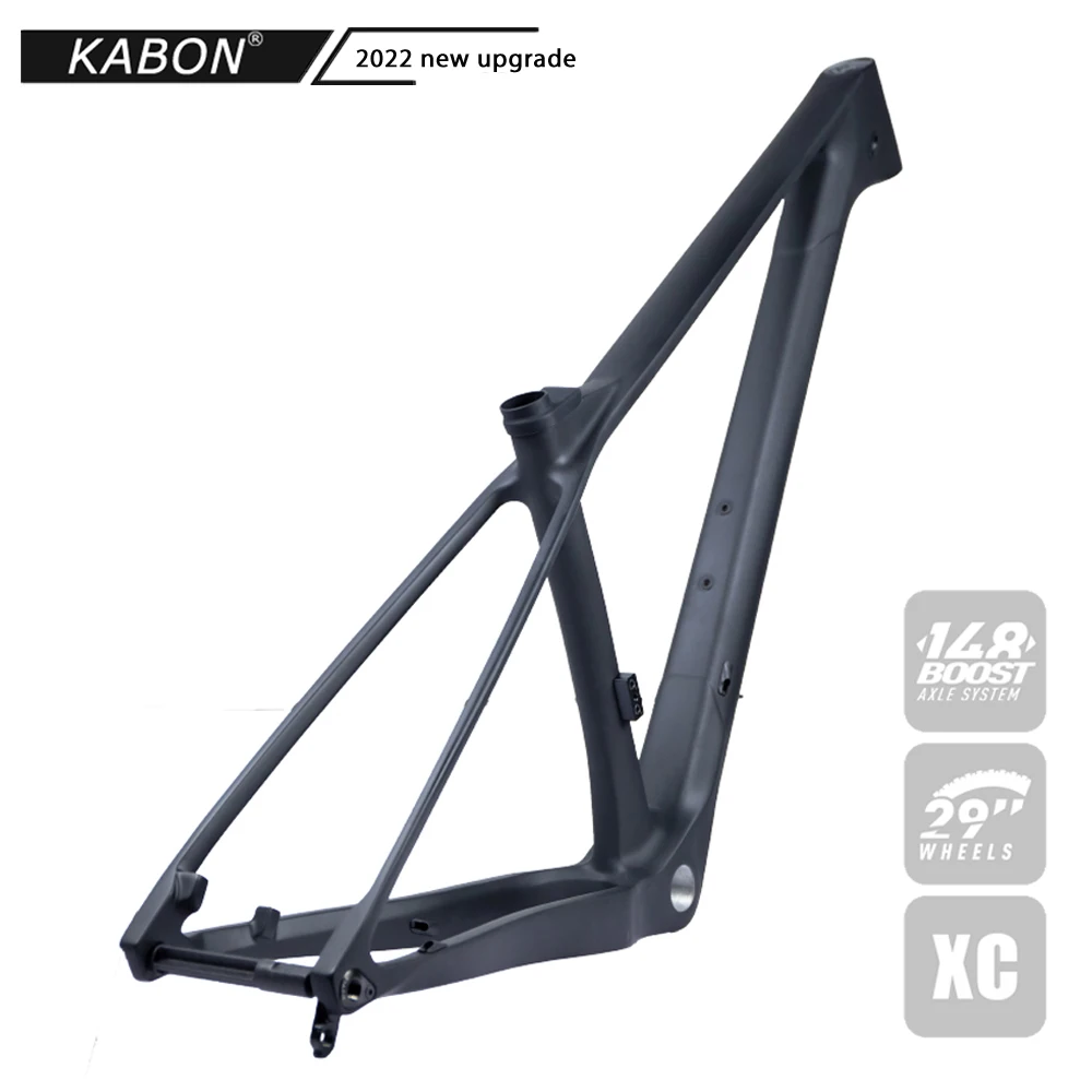 

Full Carbon Frame 29er Hardtail MTB Frame T800 UD Black Carbon Mountain Bike Frame 148*12mm Bicycle Frameset