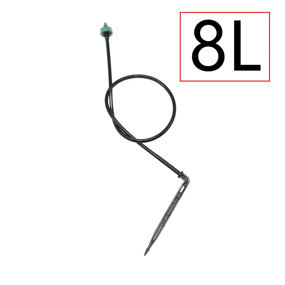 نظام الري السقوط للنباتات بوعاء الدفيئة مع سهم الكوع 1-Way 2/4/8 L/H مجموعات بواعث التنقيط المنقط #4