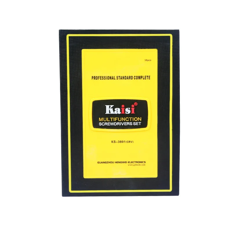 Kaisi KS-3801 38 في 1 مفك مجموعة الدقة المفكات المغناطيسية عدة فتح أدوات إصلاح للهاتف المحمول والكمبيوتر المحمول