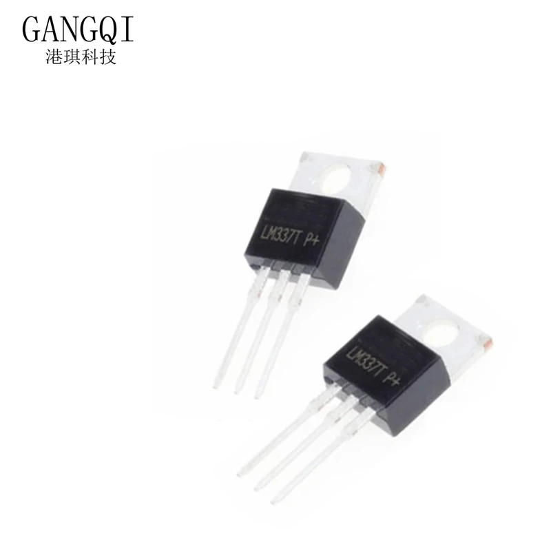 10PCS LM337T TO220 LM337 TO-220 337T LM337HVT Negative Adjustable Regulator IC NEW