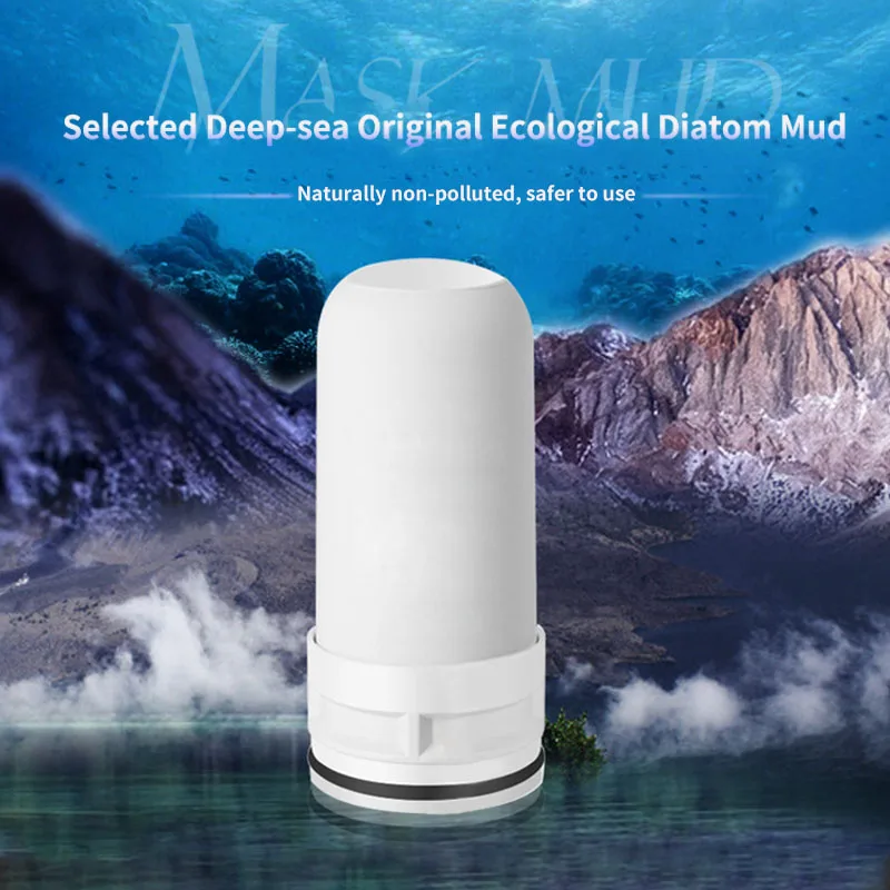 HiPiCok-منقي مياه الصنبور ، فلتر مياه صنبور المطبخ ، دورق سيراميك قابل للغسل ، منظف مياه يزيل الشوائب والبكتيريا والصدأ