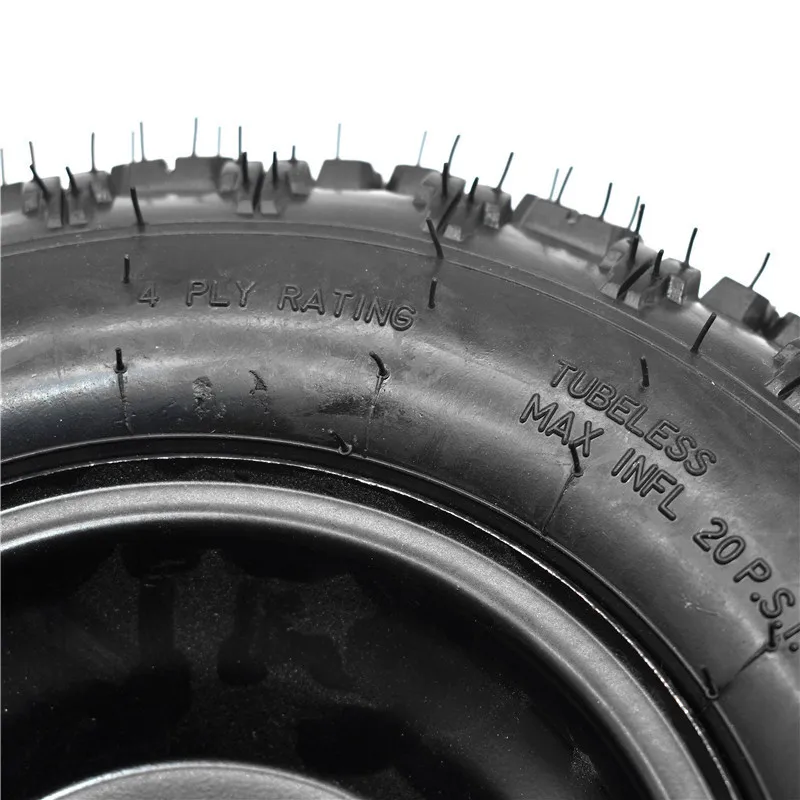 13X5.00-6 inch wheel snow plow wheel butterfly flower tires 13 * 5.00-6 inch beach wheel
