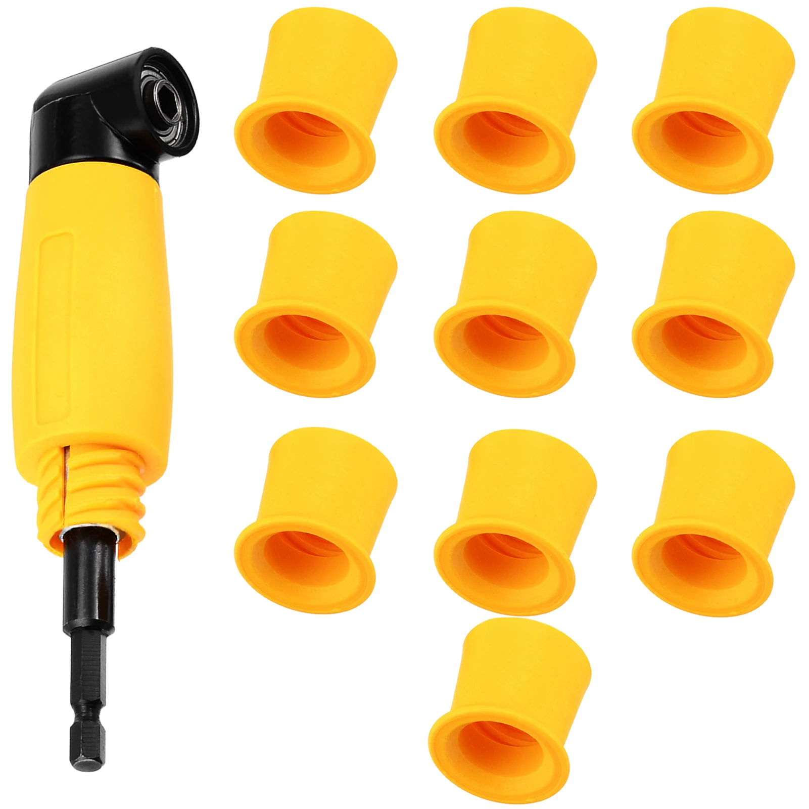 90 Degree Right Angle Extension Driver Electric Screwdriver Drill Bit Holder 1/4\