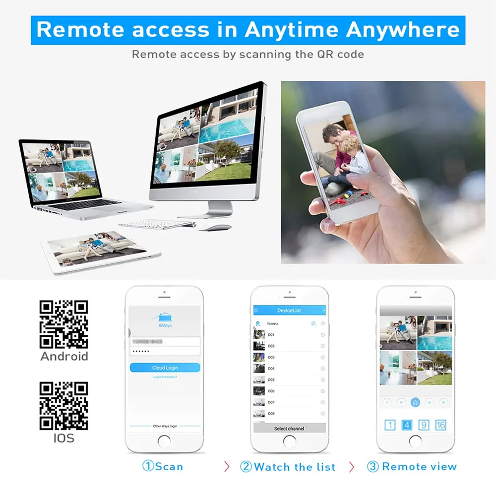 32CH 4K CCTV H.264/H.265 NVR 2HDD DVR Network Video Recorder Onvif  for 8MP IP Camera 2 SATA XMEYE P2P
