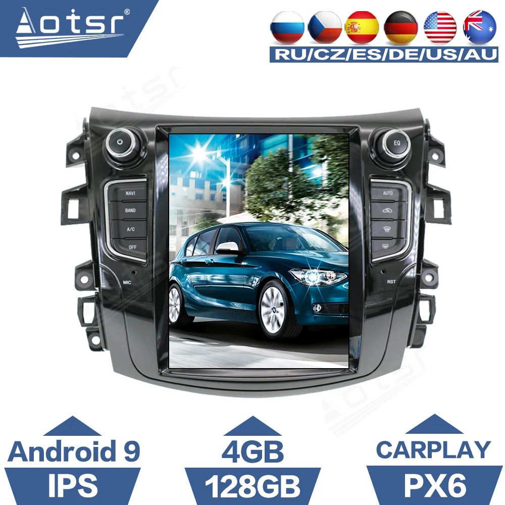 

For Nissan NP300 Navara 2014 2020 PX6 Android 9 Car Radio Coche Car Multimedia Player GPS Navigation DSP CarPlay 2 Din AutoRadio