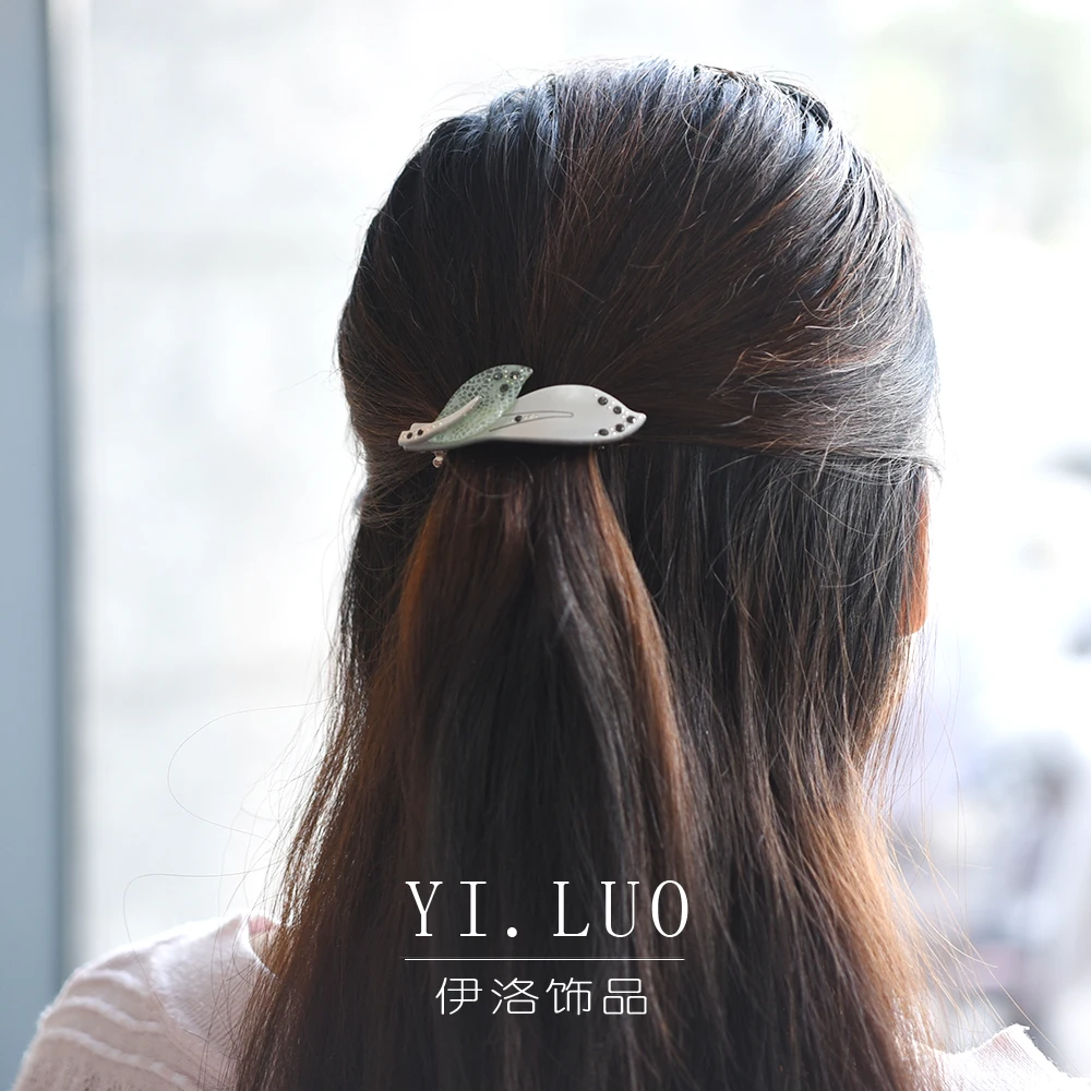 Women headwear hair decoration girl leaf hair clip barrettes small cute hair accessories for women