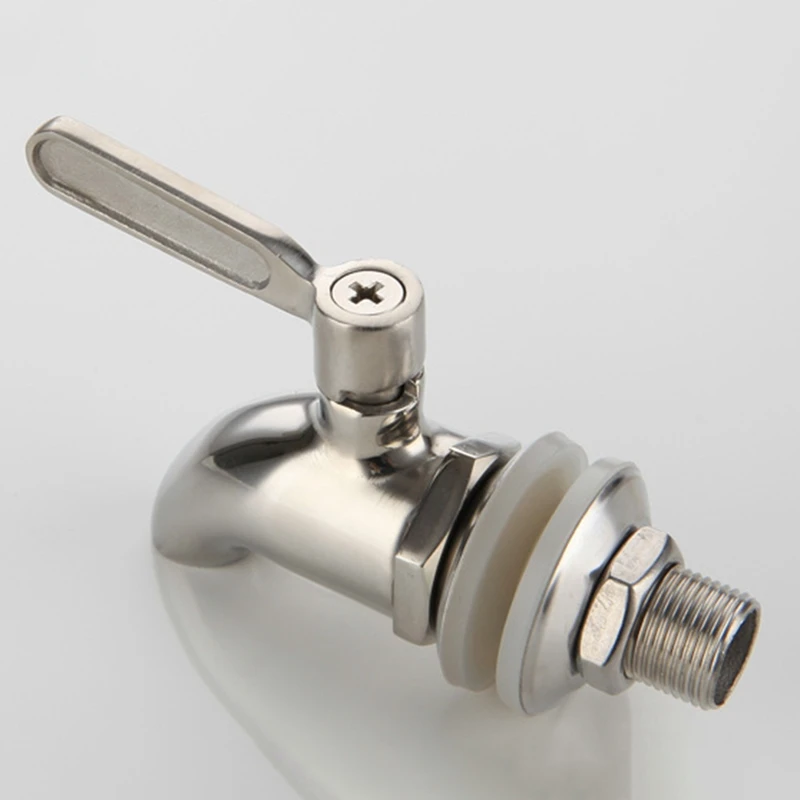 Wine Barrel Water Spigot Tap Stainless steel Faucet For Wine Beer Oak Barrel Beverage Dispenser Bar Supplies