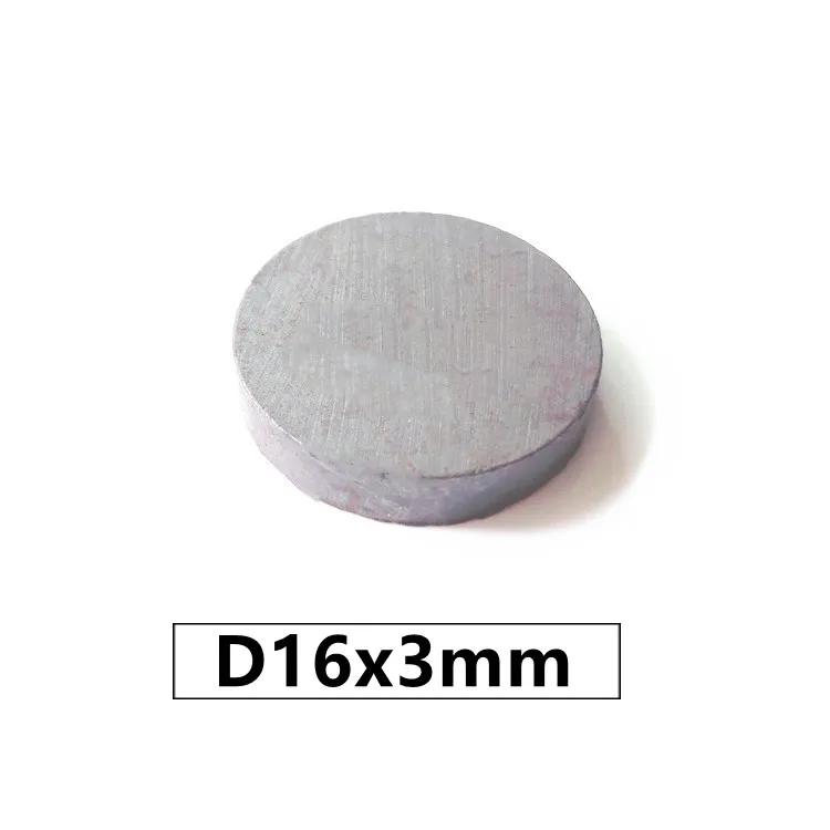 10-40pcs/lot Y30 Disk Ferrite Magnet 16*3 mm  Permanent magnet 16mm x 3mm Black Round Speaker magnet 16x3 mm