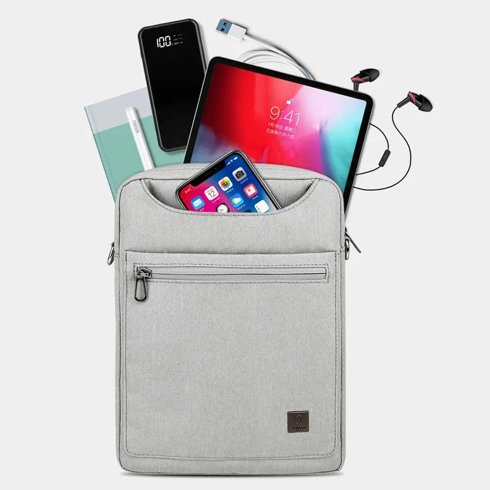 WIWU Najnowsza torba na ramię na iPada Pro 13 12,9 11 10,2 cala Torba na tablet iPad Messenger Torby Etui na iPada Air 13 2024 — zdjęcie 3