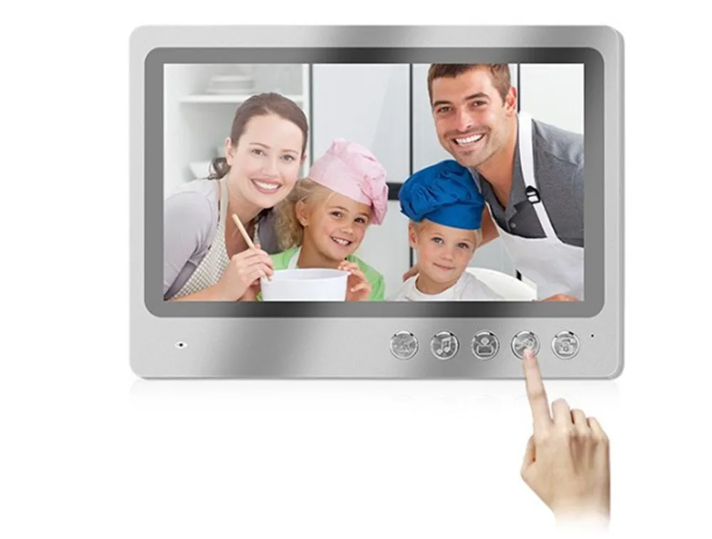 9 Inch Big LCD Display Wired WIFI Intercom Video Door Phone APP Remote Control Door Viewer