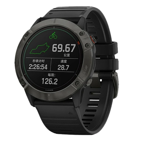 Imagen 2 del producto Correa de silicona para reloj de pulsera Garmin Fenix 7X 7 6X 6Pro 5X 5Plus Epix Gen 2, pulsera QuickFit, 26 22mm