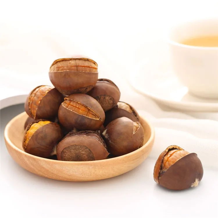 آلة تكسير الكستناء ذات الصفوف المفردة/المزدوجة آلة فتح قطع الكستناء التجارية الصغيرة