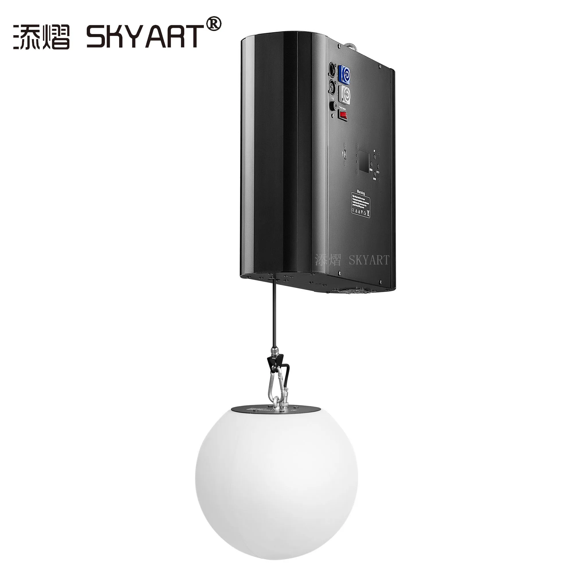 3D Up Down Lifting Height 0m-12m DMX RGB LED Lifting Ball Modern Wave Effect Colorful Kinetic Light Lift Ball For Stage DJ Disco