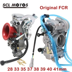 SCL MOTOS Original FCR 28 33 35 37 38 39 40 41mm Motorcycle Flatslide Carburetor For KT XR DR400 CRF450/650 KLX400/450 YZ450F