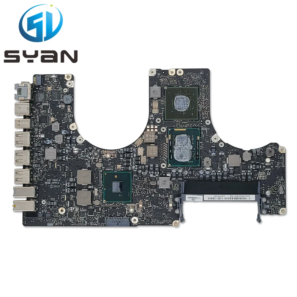 

Original Laptops A1297 Motherboard For Macbook Pro 17" A1297 Logic Board Mid 2010 2.53GHz i5 820-2849-A