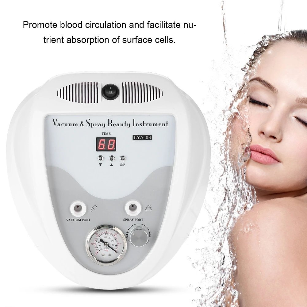 O2 Sprayer Needleless Pressure O2 Injection Therapy Machine Spa Facial Skin Lifting Water Dermabrasion Machine Beauty Instrument