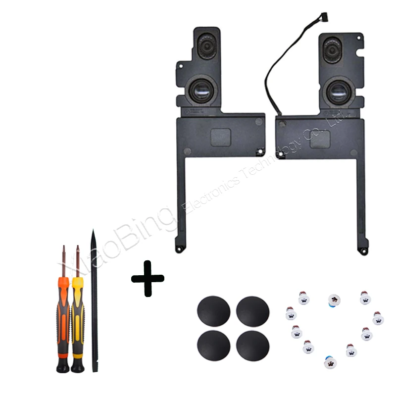 Tornillo de cubierta trasera + pies de goma + altavoz izquierdo/Derecho A1398 para Macbook Pro 15 \