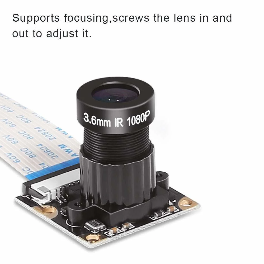 Webcam de Vídeo HD para Raspberry Pi 2, Raspberry Pi 3 B +, Módulo de Câmera, 5MP, 1080p, OV5647, Modelo B B +, Novo