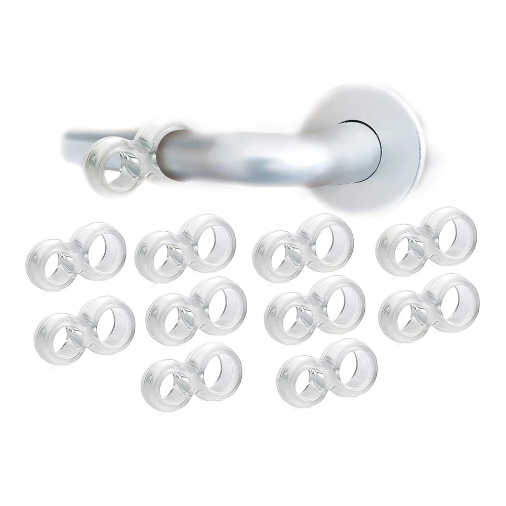 Transparent Slam Door Stops Door Handle Anti-collision Buffer To Protect Walls And Furniture Door Resistance For Kitchen Bedroom