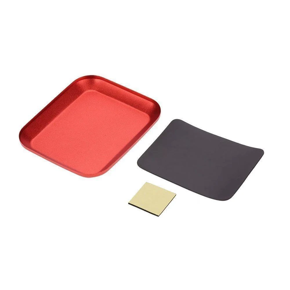 1pcs Magnetic Screws Tray Aluminum Magnetic Dish Bowl For RC Model Phone Repair Hardware Organizer Bits Storage Mini Plate