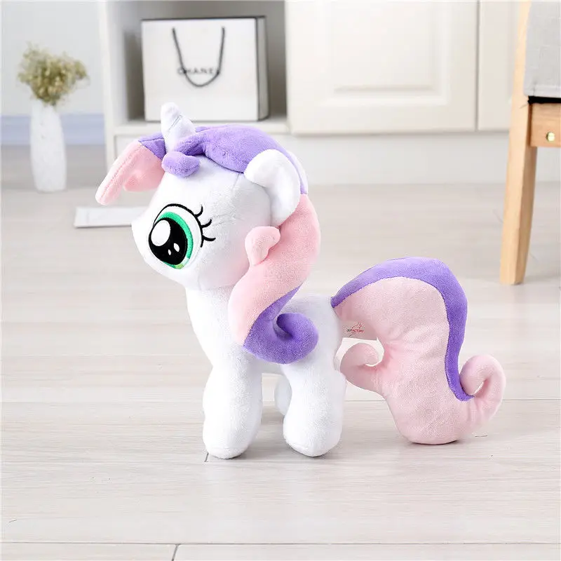 3Pcs/Set Anime Scootaloo Apple Bloom Sweetie Belle Cartoon Horse Plush Doll Stuffed Toys 10\