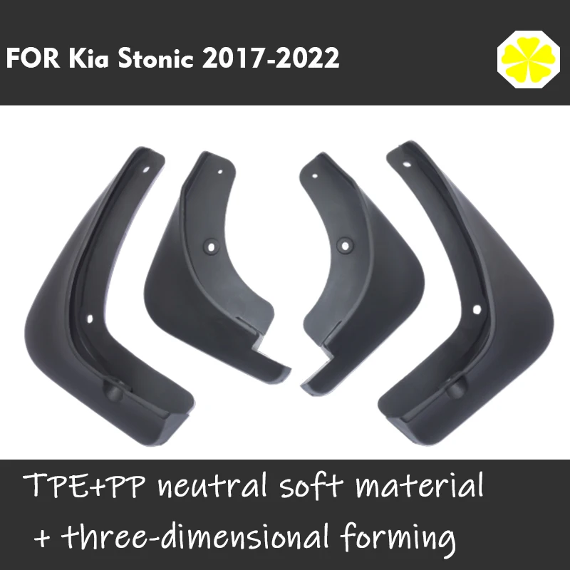 Mudflaps FOR KIA Stonic Mudguards Fender Mud Flap Guard Splash Mudguard Car Accessories Auto Styline Front Rear 4pcs 2017-2022