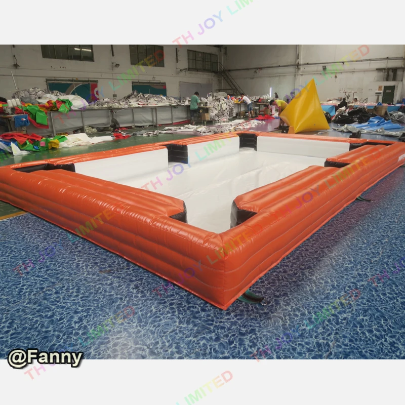 6x4m/8x5m/10x5m pvc snook ball soccer pool table/inflatable snookball billiard football table for rental