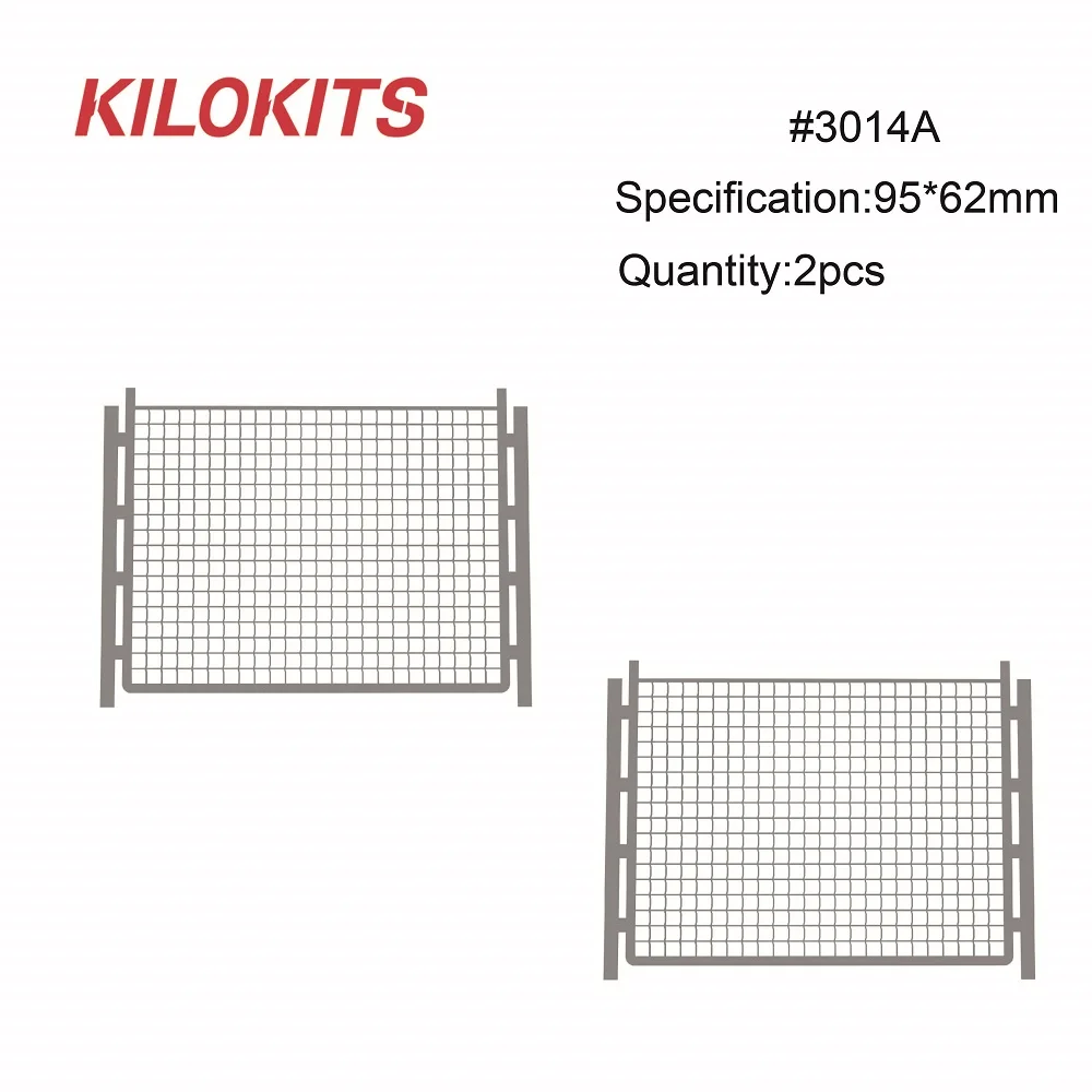 2 Sheets 1/35 Chain Link Fencing Kit Etching Military WWII Wargaming Diorama Railroad Layout Farming Scenics