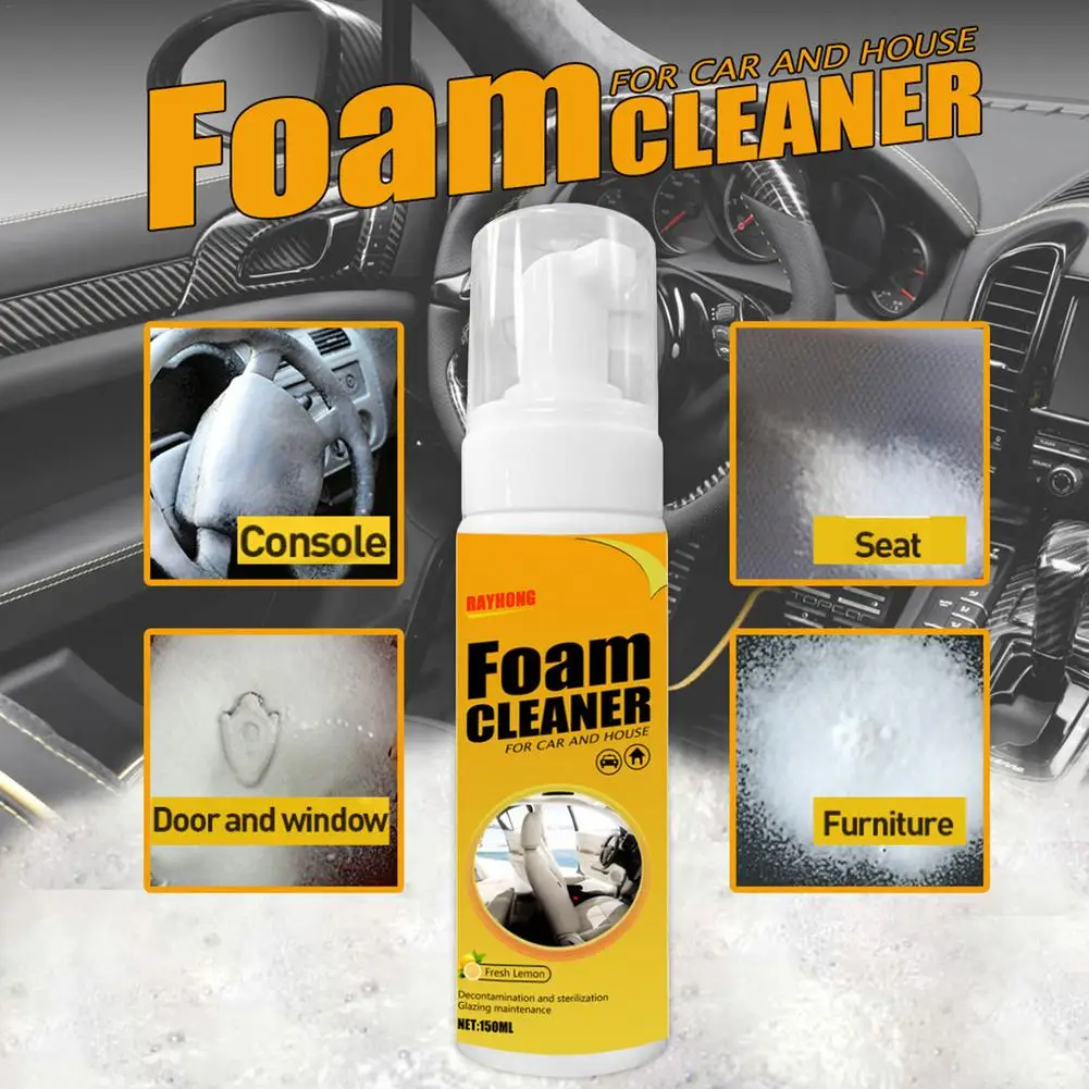 Car Foam Cleaner 30/100ml Home Cleaning Foam Cleaner Spray Multi-purpose Anti-aging Cleaner Tools For Car Interiors Dropshipping