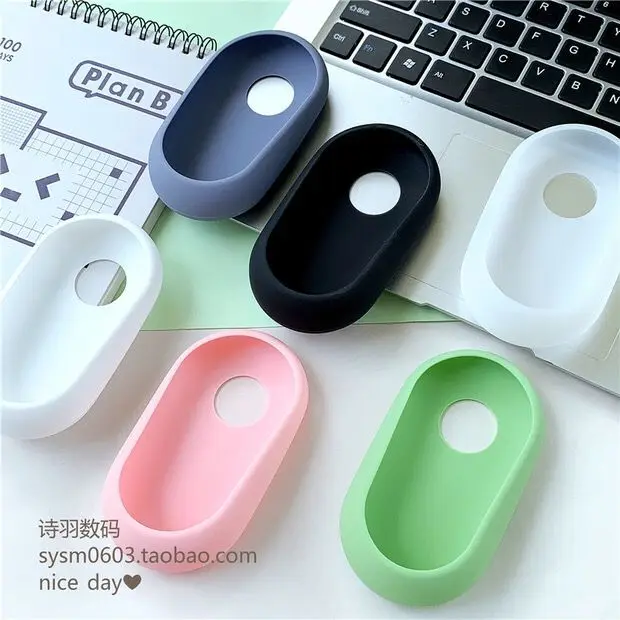 Mouse sem fio pés patins caso, Logitech Pebble M350