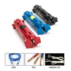 Pelacables eléctrico multifunción, cortador de pluma de Cable, cortador Coaxial rotativo, máquina peladora, herramienta de alicates, 1 piezas