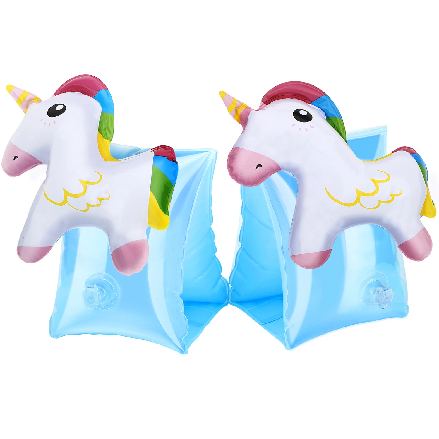 Kids Pool Buoys Baby Swimming Ring Pool Armbands Inflatable Circle Pool Float Swim Arm Sleeve Training Unicorn Pool Party Toys