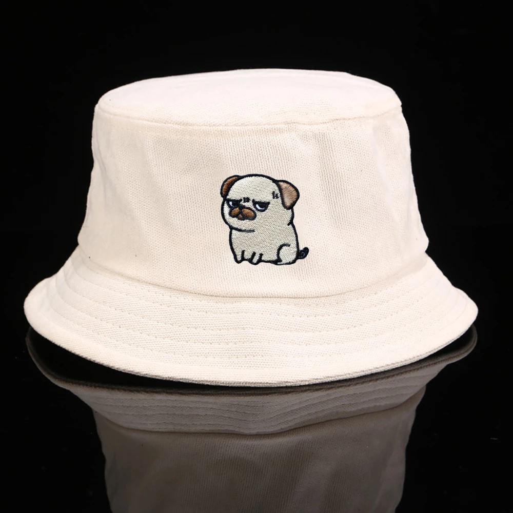 Pug cão animal remendos bordado bonito applique pouco logotipo roupas diy ferro ou costurar no remendo crianças chapéu sacos emblemas