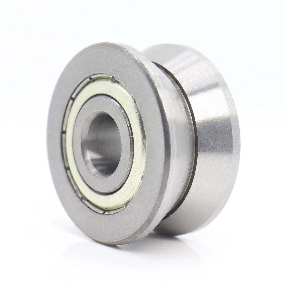 LV201 ZZ Bearing Wheel ( 1 PC ) 12*41*20mm LV Series V Groove Pulley Traces Walking Guide Rail Bearings Roller LV201ZZ