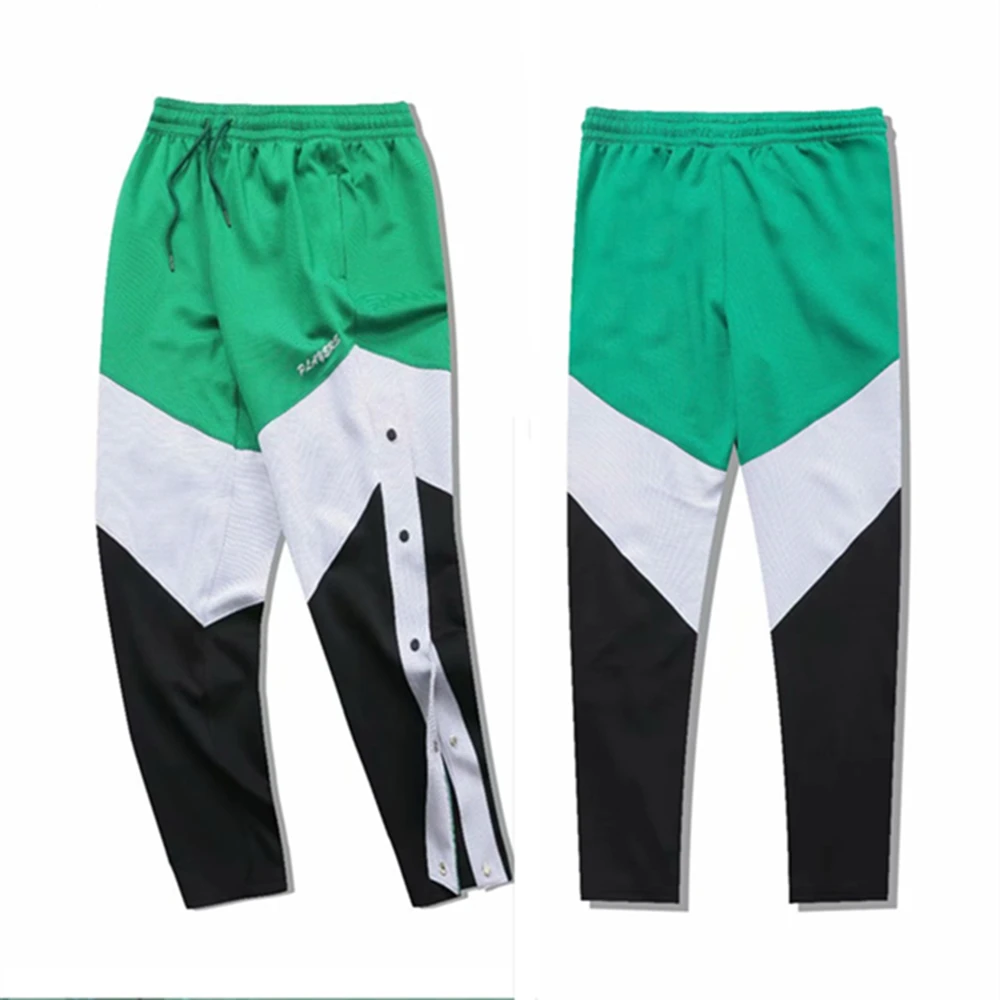 Youth Adult Running Pants Side Half Opening Button Training Sports Pants Jogging Fitness Basketball Trousers Baseball Sweatpants