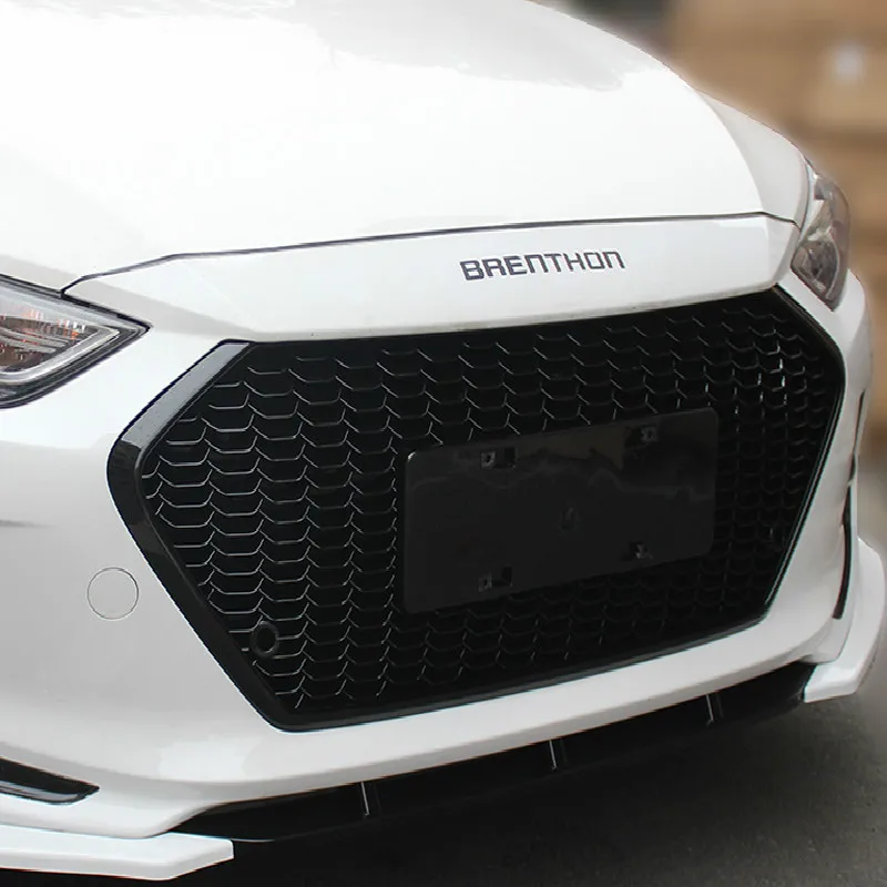 

ABS Honeycomb Front Bumper Front mesh Racing Grille Fit For Hyundai Elantra in 2016 2017 2018 2019