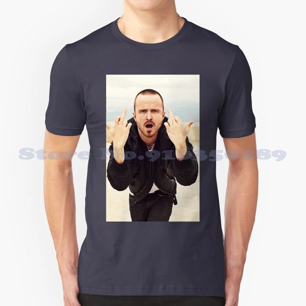 

Aaron Paul F * * K 100% Cotton T-Shirt Jesse Pinkman Series Aaron Paul American Gilligan Walter White Bryan Cranston