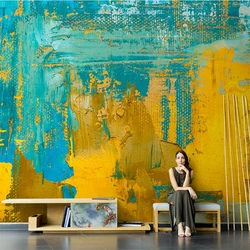 Nordic abstract art graffiti personality wallpapers for living room TV background mural wallpaper home wall covering Stickers