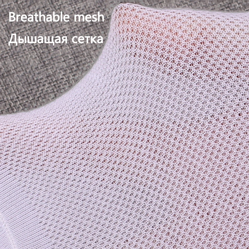 บุรุษกลางหลอดถุงเท้าลูกเรือผ้าฝ้ายฤดูร้อนกีฬาสบายๆตาข่ายฝ้าย Breathable ถุงเท้าระงับกลิ่นกายถุงเท้าธุรกิจ