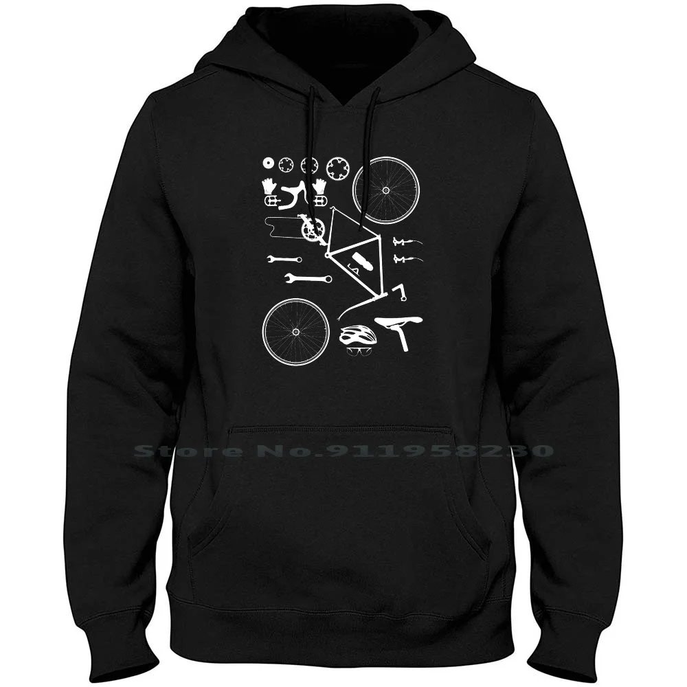 Bicycle Cyclopath Bike Hobby Exploded Hoodie Sweater Cotton Cartoon Bicycle Movie Hobby Cycle Comic Tage Path Game Bike Age Ny