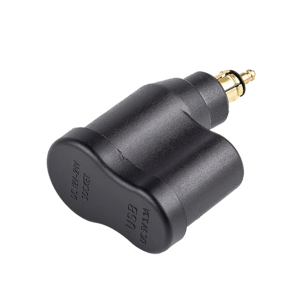 3.3A Motorcycle Power Adapter Dual USB Charger Cigarette lighter Waterproof for BMW Hella DIN Motor Socket Cigarette Lighter