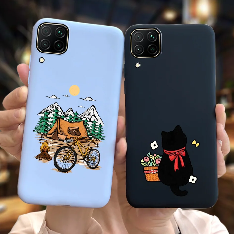For Huawei P40 Lite Case Silicone Pretty Girls Phone Case For Huawei P40 Lite P40Lite E ART-L28 ART-L29 JNY-L21A Soft Back Cover