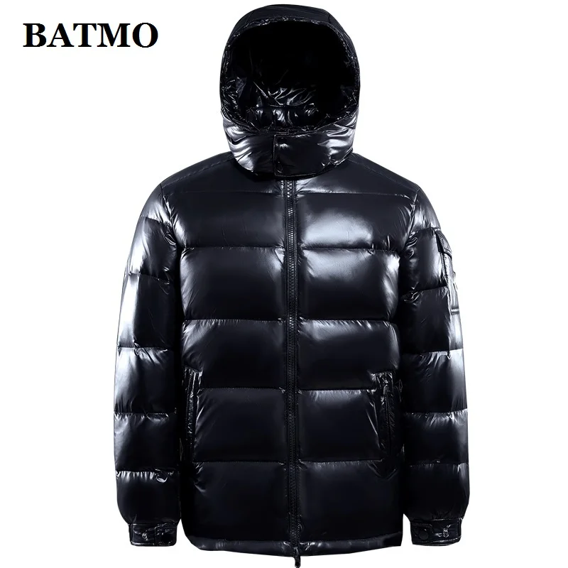 BATMO 2023 new arrival winter 90% white duck down hooded jackets men,men\'s winter down jackets ,plus-size S-7XL R103