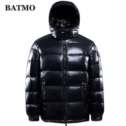 BATMO 2023 new arrival winter 90% white duck down hooded jackets men,men's winter down jackets ,plus-size S-7XL R103