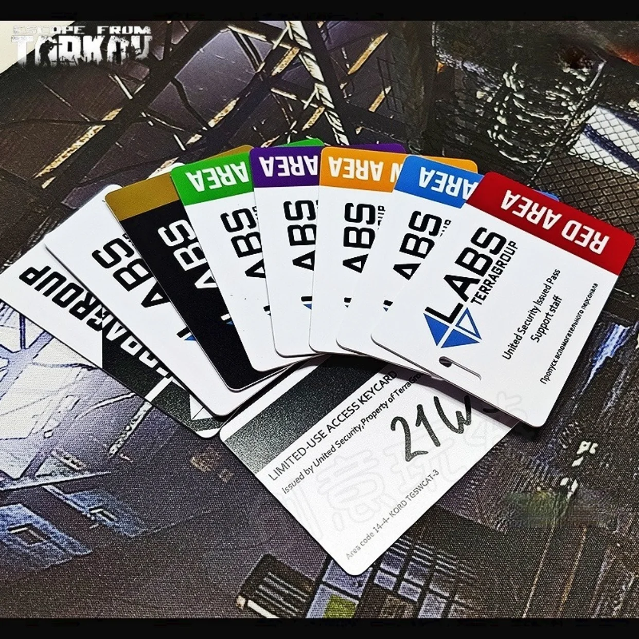 LABS TERRA GROUP セキュリティパス Amazon.co.jp: FLOORSOUTH Tarkovからの脱出 レッドカード TerraGroup