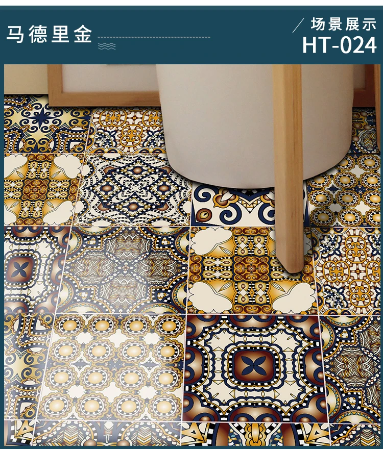 10 stücke Kristall Mandala selbst klebende PVC-Wanda uf kleber schälen und kleben wasserdichte Küche Bad Tapete Wohnzimmer Wand dekoration – Detail 18