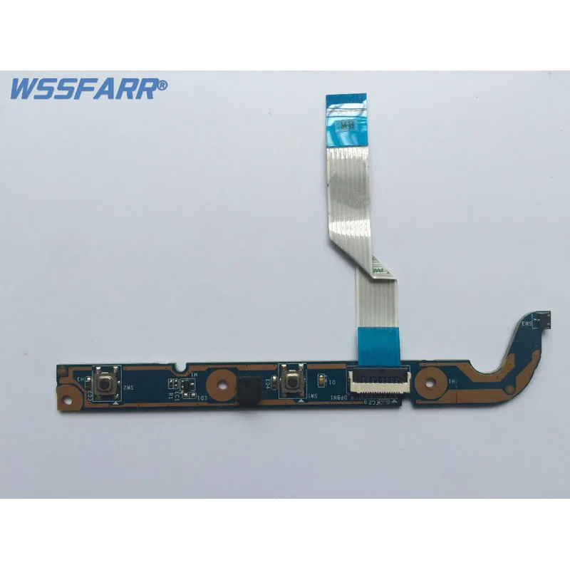 For HP Pavilion DV6 DV6-6b75ca DV6-6C35Dx DV6-6000 Power Button Board w/ Ribbon Cable
